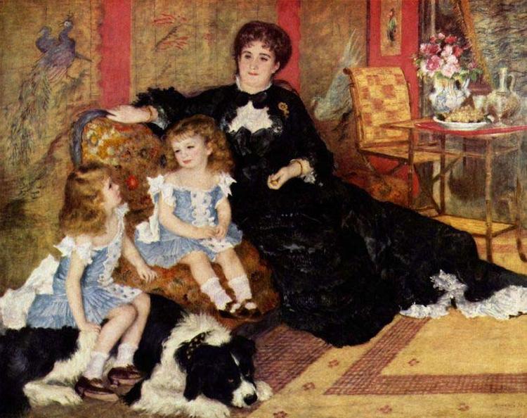 Pierre-Auguste Renoir Mme. Charpentier and her children France oil painting art